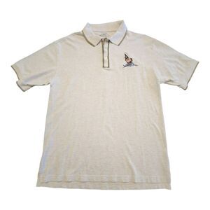 EUC Y2K Vintage Reel Devil Shirt Mens Size Medium TAZ‎ Fishing Polo Looney Tunes